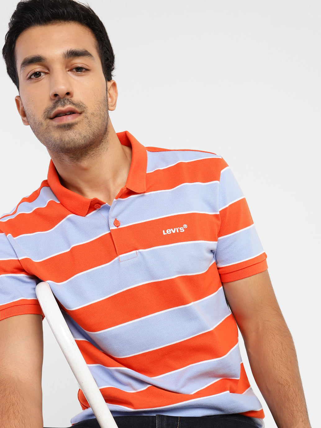 Men's Colorblock Polo T-shirt - 4befd6b0-c880-491f-9a53-9b24afeca975 View