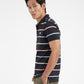 Men's Striped Polo T-shirt