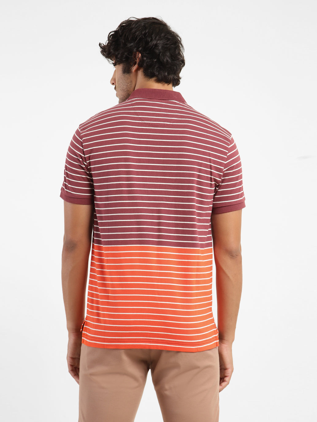 Men's Striped Polo T-shirt - ef65edcf-b9de-41e9-95f6-5ac1be4a3dea View