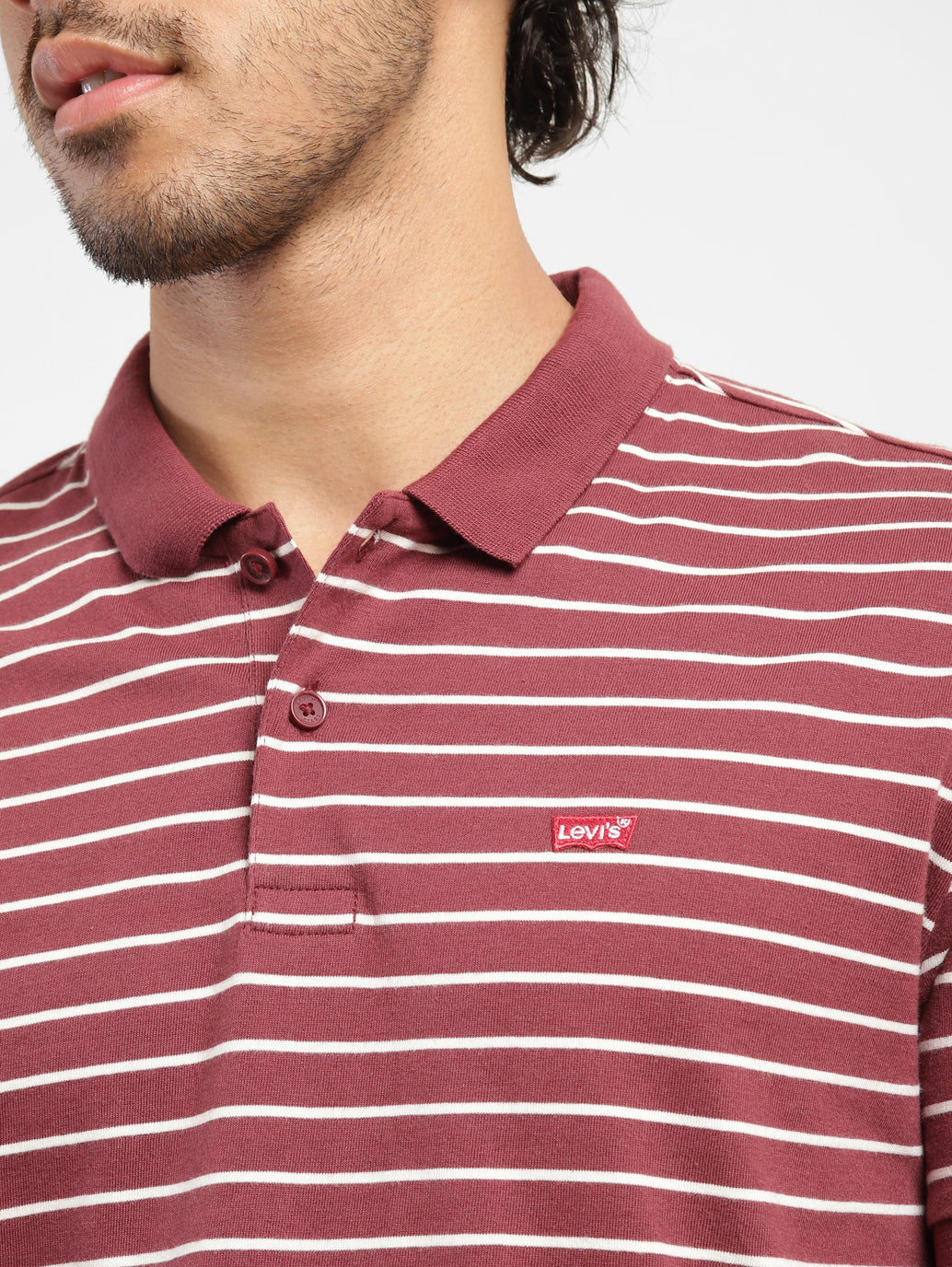 Men's Striped Polo T-shirt - 49db33f8-de32-4e2f-9f9c-5ecc848f325c View
