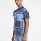 Men's Ethnic Motifs Polo T-shirt Blue - 29eb751a-f2ab-4fdb-b8bd-24f75932e871 View