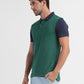 Men's Colorblock Polo T-shirt Green