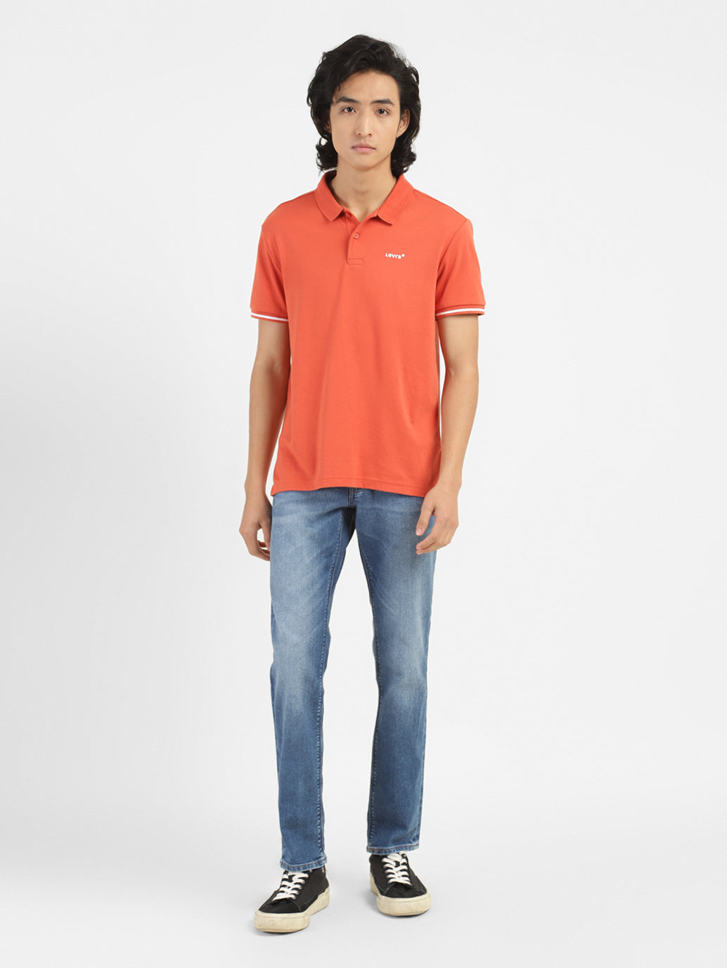 Men's Solid Polo T-shirt