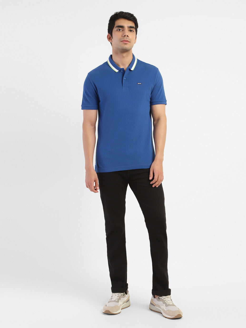 Men's Solid Polo T-shirt