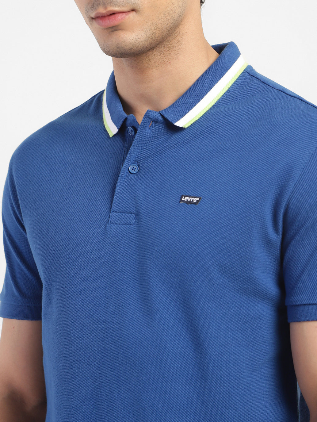 Men's Solid Polo T-shirt