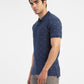 Men's Geometric Print Polo T-shirt Navy