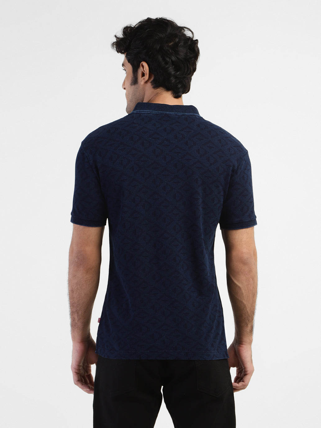 Men's Geometric Polo T-shirt