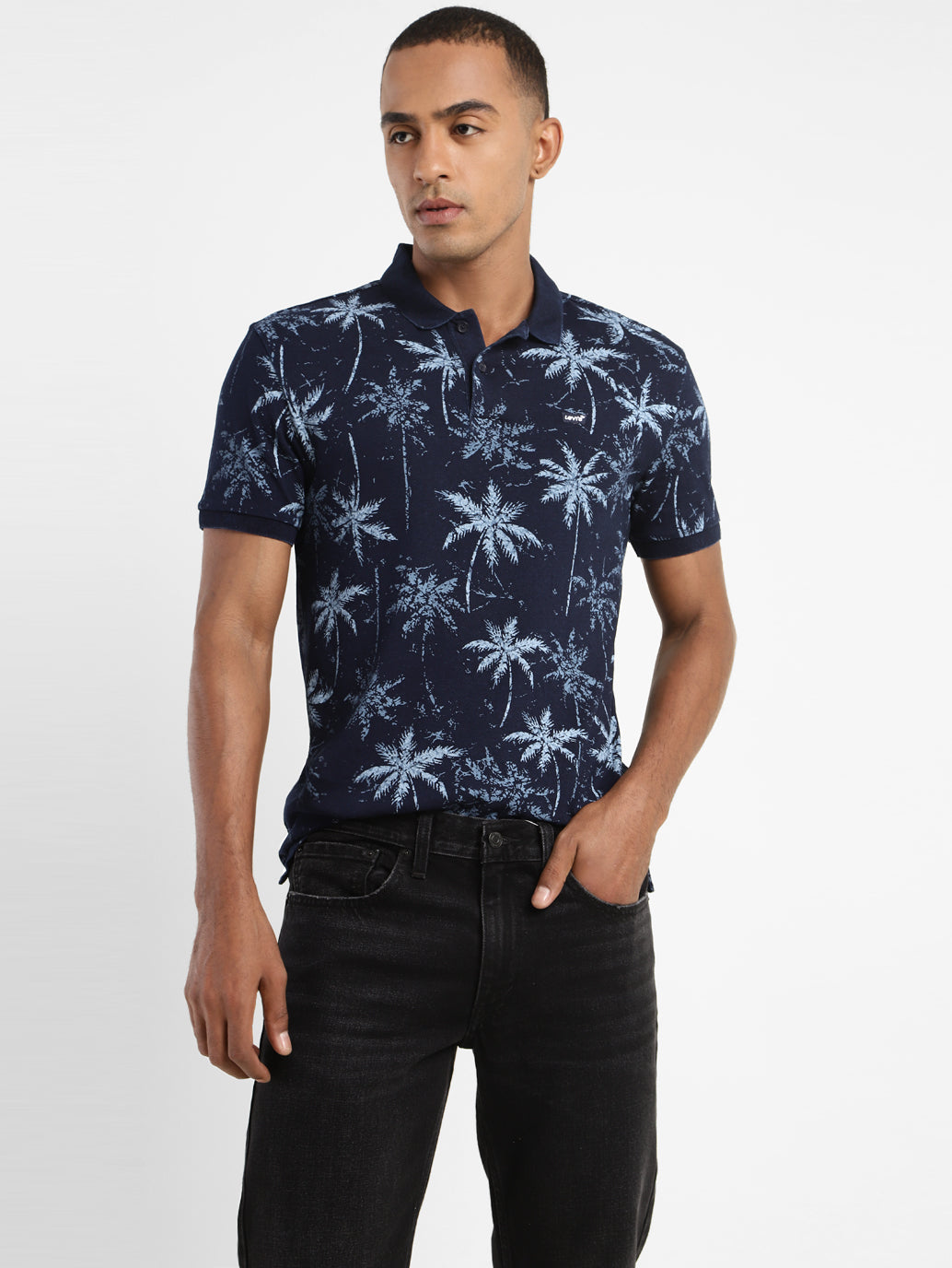 Men's Tropical Polo T-shirt