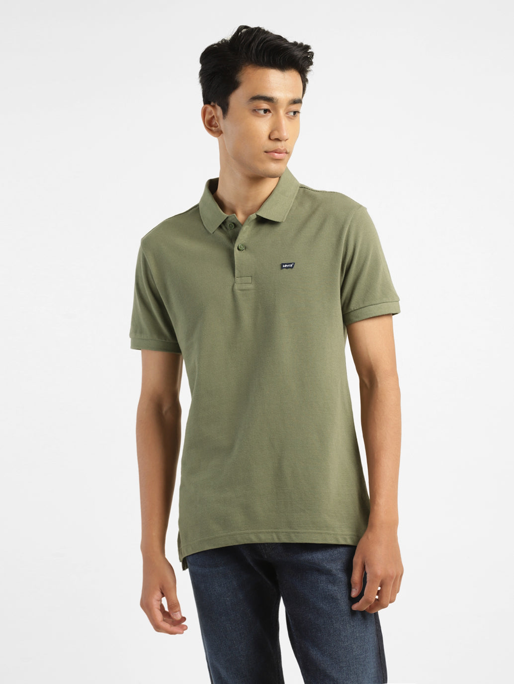 Men's Solid Polo T-shirt