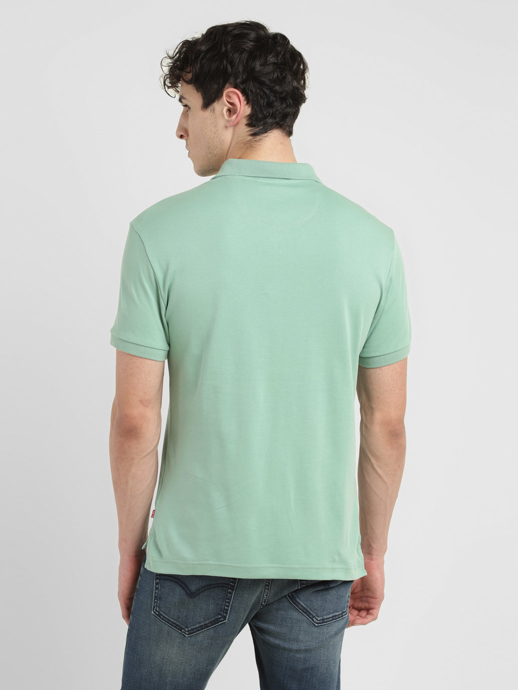 Men's Solid Slim Fit Polo T-shirt