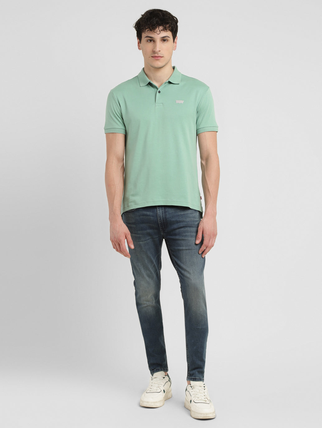 Men's Solid Slim Fit Polo T-shirt