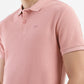 Men's Textured Slim Fit Polo T-Shirt