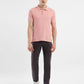 Men's Textured Slim Fit Polo T-Shirt