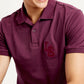 Men's Solid Slim Fit Polo T-Shirt