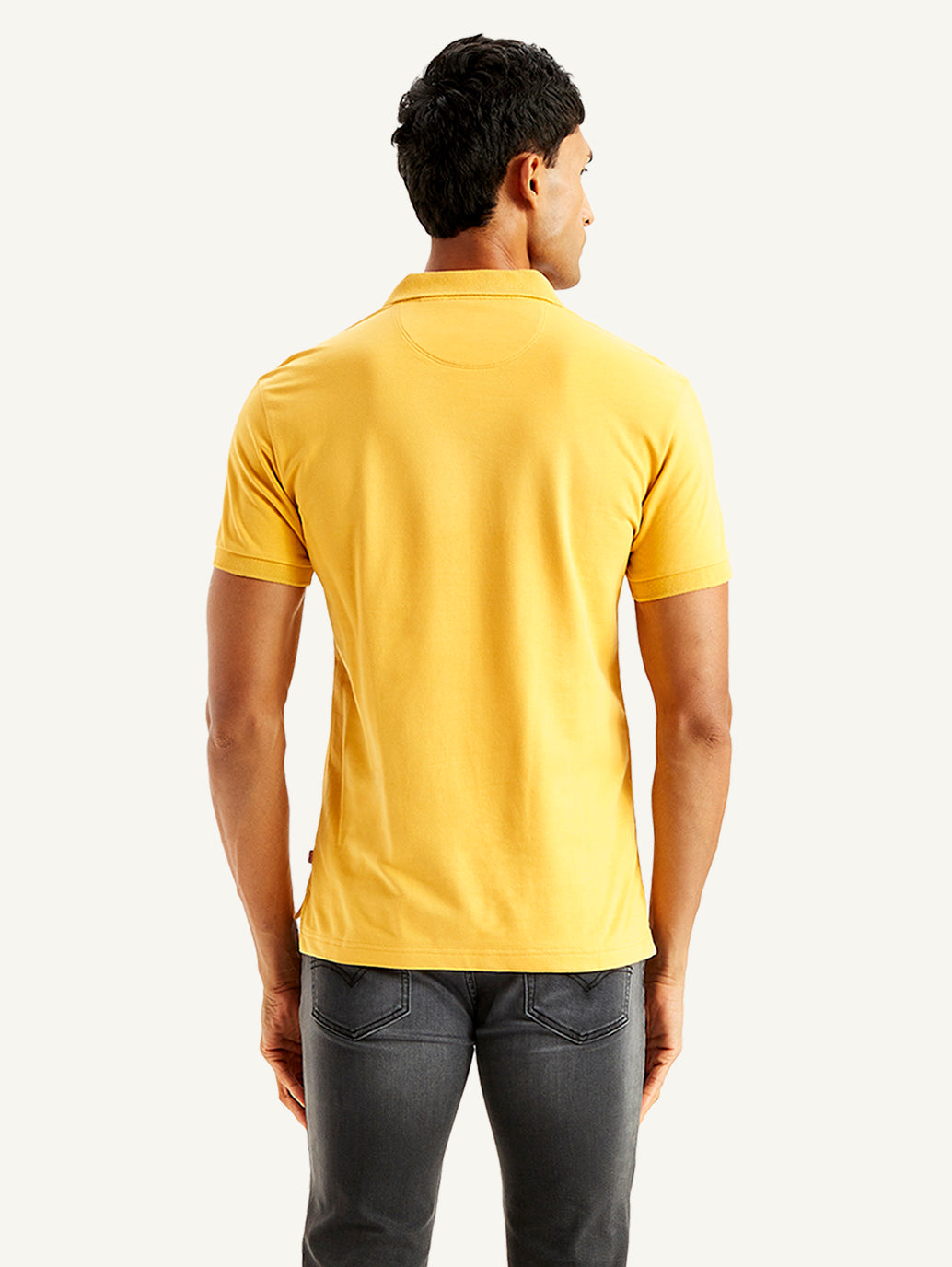 Men's Solid Slim Fit Polo T-shirt