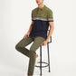 Men's Colorblock Slim Fit Polo T-Shirt - Styleshot View