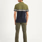 Men's Colorblock Slim Fit Polo T-Shirt - Back View