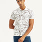 Men's All Over Print Slim Fit Polo T-Shirt