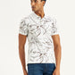 Men's All Over Print Slim Fit Polo T-Shirt