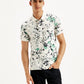 Men's Floral Slim Fit Polo T-Shirt