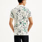 Men's Floral Slim Fit Polo T-Shirt