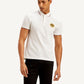 Men's Solid Slim Fit Polo T-shirt - Front View