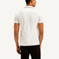 Men's Solid Slim Fit Polo T-shirt - Back View