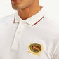 Men's Solid Slim Fit Polo T-shirt - Detail View