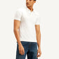 Men's Solid Slim Fit Polo T-shirt - Side View