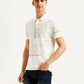 Men's Ethnic Motifs Slim Fit Polo T-shirt - Side View