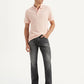 Men's Solid Slim Fit Polo Linen T-shirt - Styleshot View