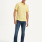 Men's Solid Slim Fit Polo Linen T-shirt - Styleshot View