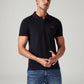 Men's Solid Slim Fit Polo T-Shirt - Styleshot View