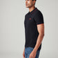 Men's Solid Slim Fit Polo T-Shirt - Side View