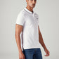 Men's Solid Slim Fit Polo T-Shirt - Side View