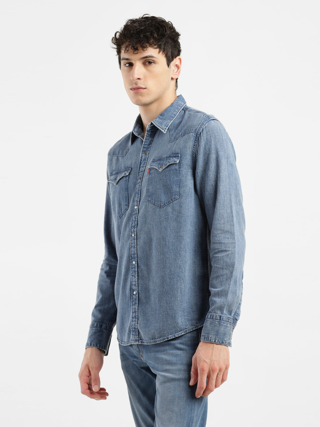 Men's Solid Slim Fit Shirt - 6b0c0c7e-ded1-4eba-bb92-fd8d8c694934 View