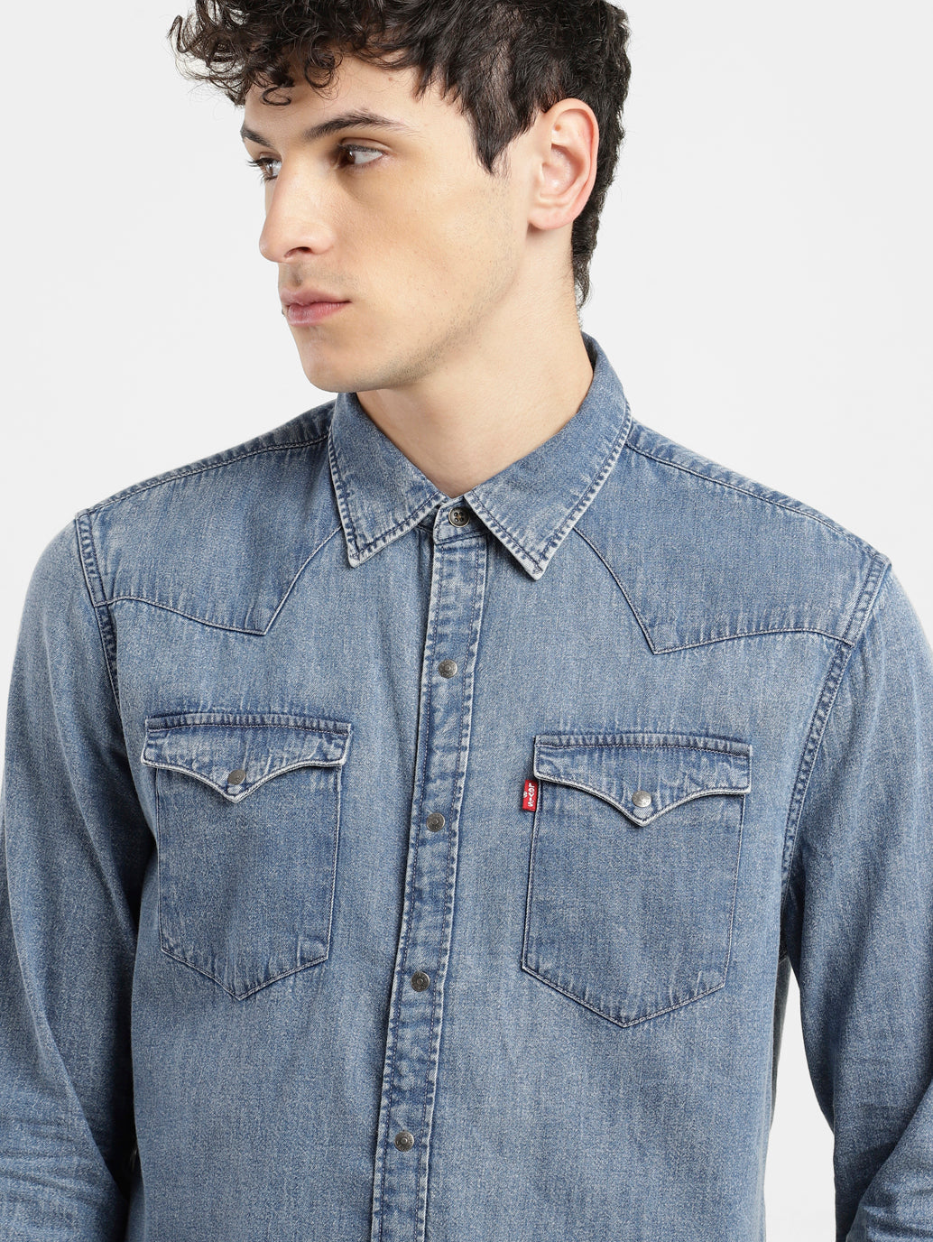 Men's Solid Slim Fit Shirt - 32a31d22-4181-41ab-9a8d-937637c9ffa3 View