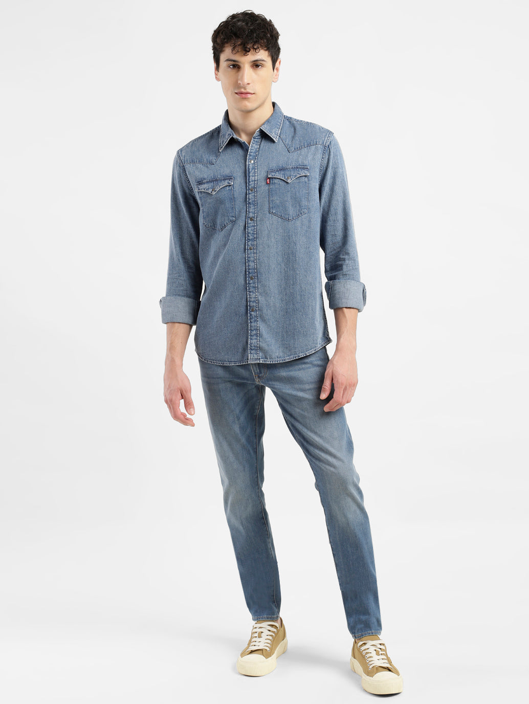 Men's Solid Slim Fit Shirt - 63406395-6c8a-45ab-96ea-0650e7cd6e2d View