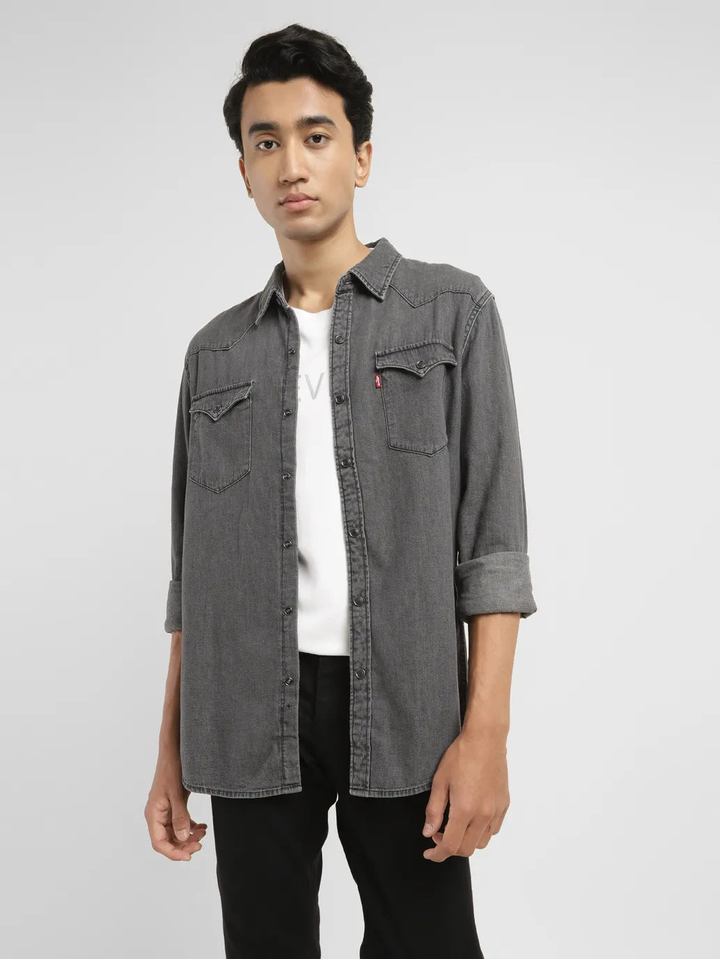 Men's Solid Slim Fit Shirt