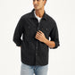 Men's Solid Regular Fit Denim Shirt