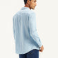 Men's Solid Slim Fit Denim Shirt