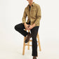 Men's Solid Slim Fit Denim Shirt - 51bb18bd-41fb-43b0-893e-2b704241928d View