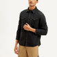 Men's Solid Slim Fit Shirt - Front View