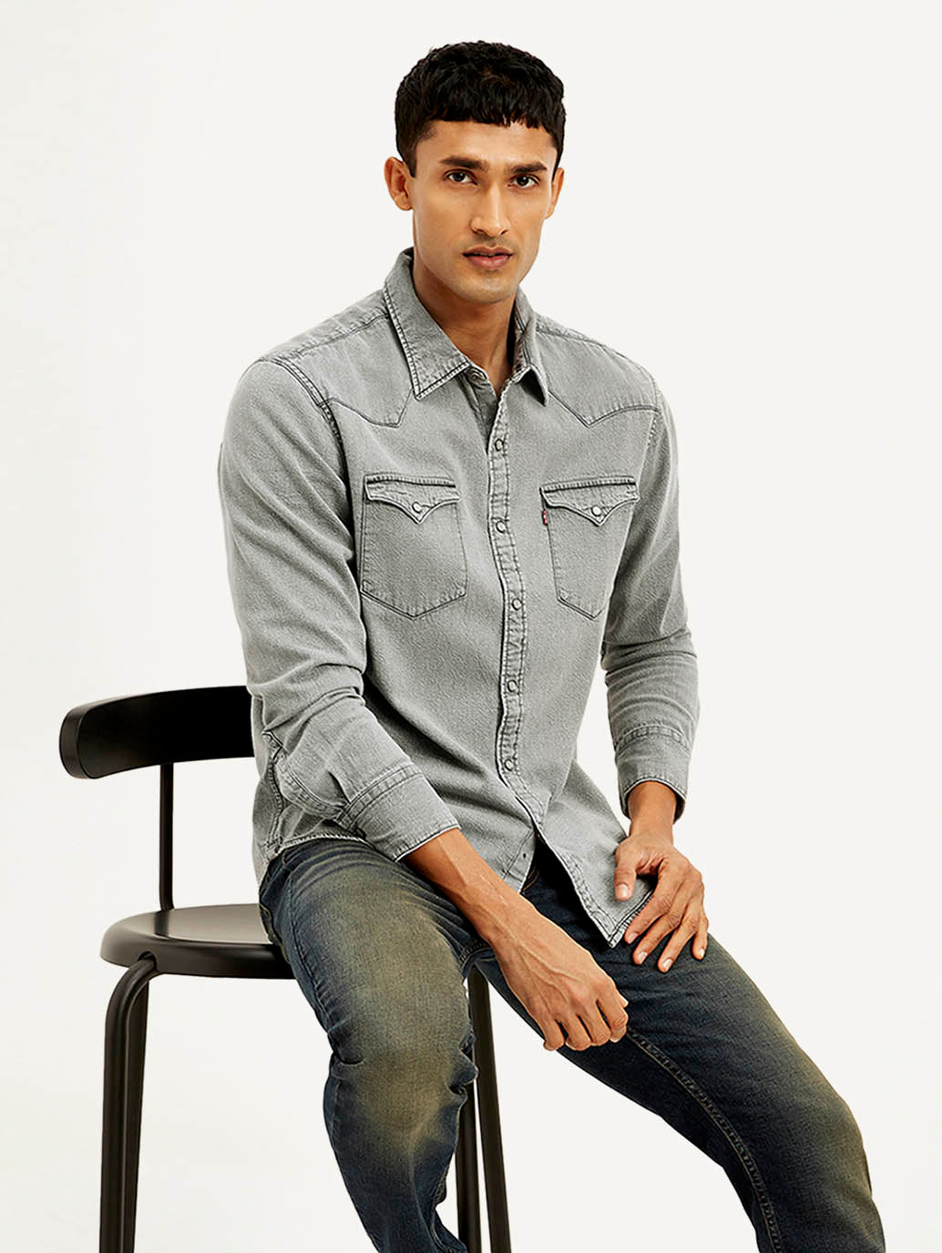 Men's Solid Slim Fit Shirt