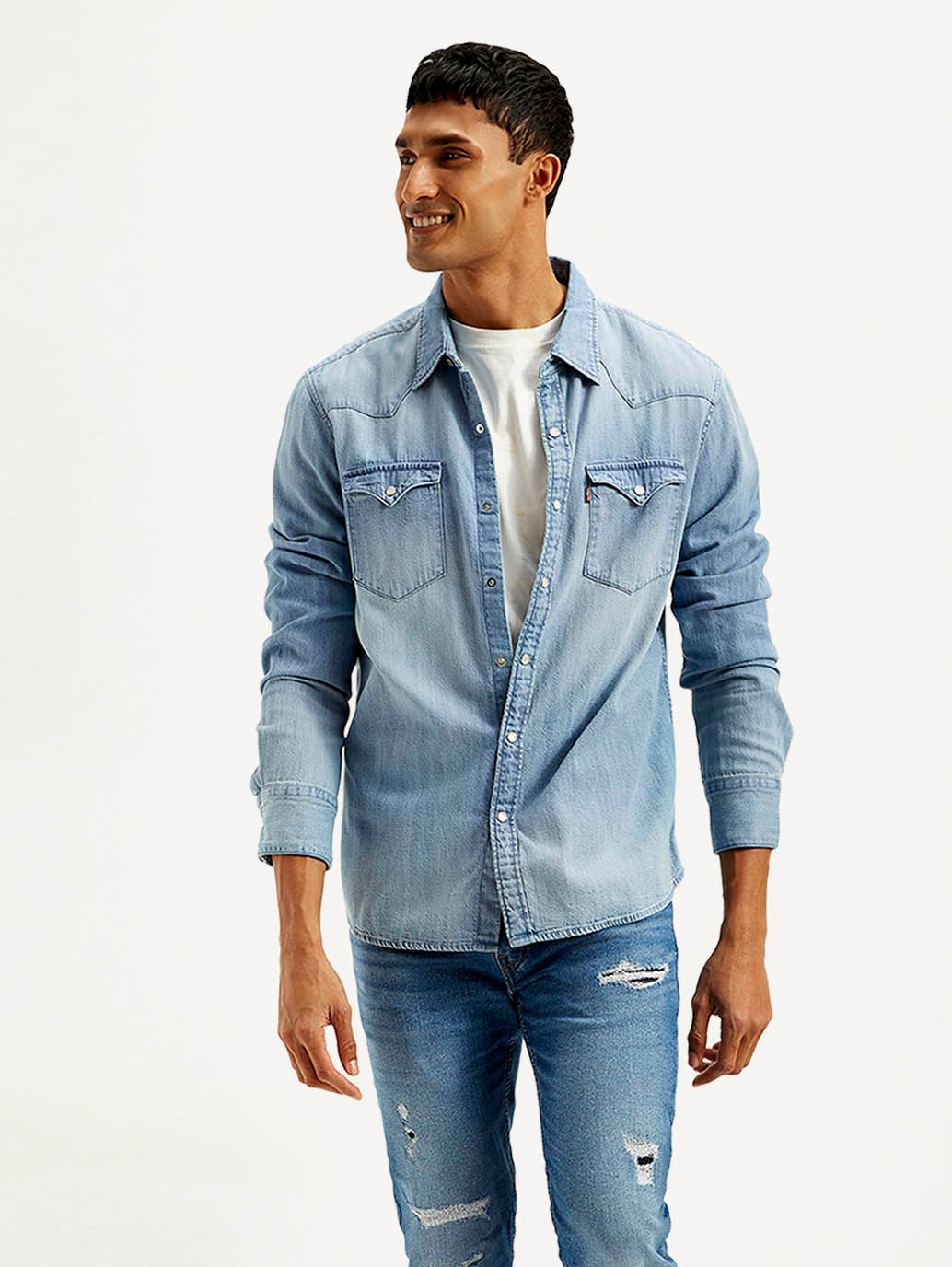Men's Solid Slim Fit Shirt
