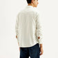 Men's Solid Slim Fit Shirt - Back View