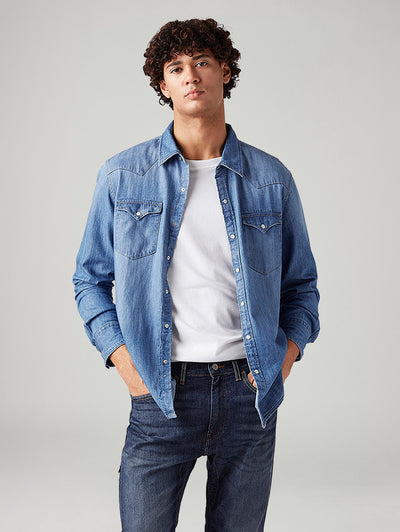 Men's Solid Slim Fit Shirt-image-49
