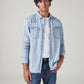 Men's Solid Slim Fit Denim Shirt - Styleshot View