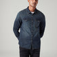 Men's Solid Slim Fit Denim Shirt - Front View