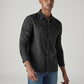 Men's Solid Slim Fit Denim Shirt - Side View